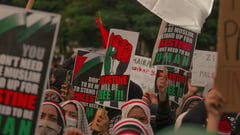 Pro-Palestinian protesters turn violent
