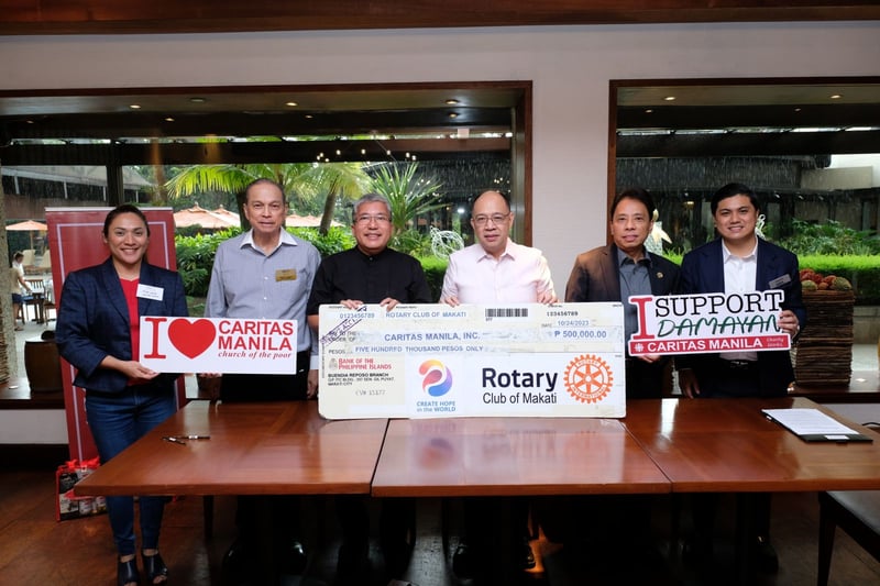 Rotarians, Caritas ink nutrition program MoU for malnourished kids