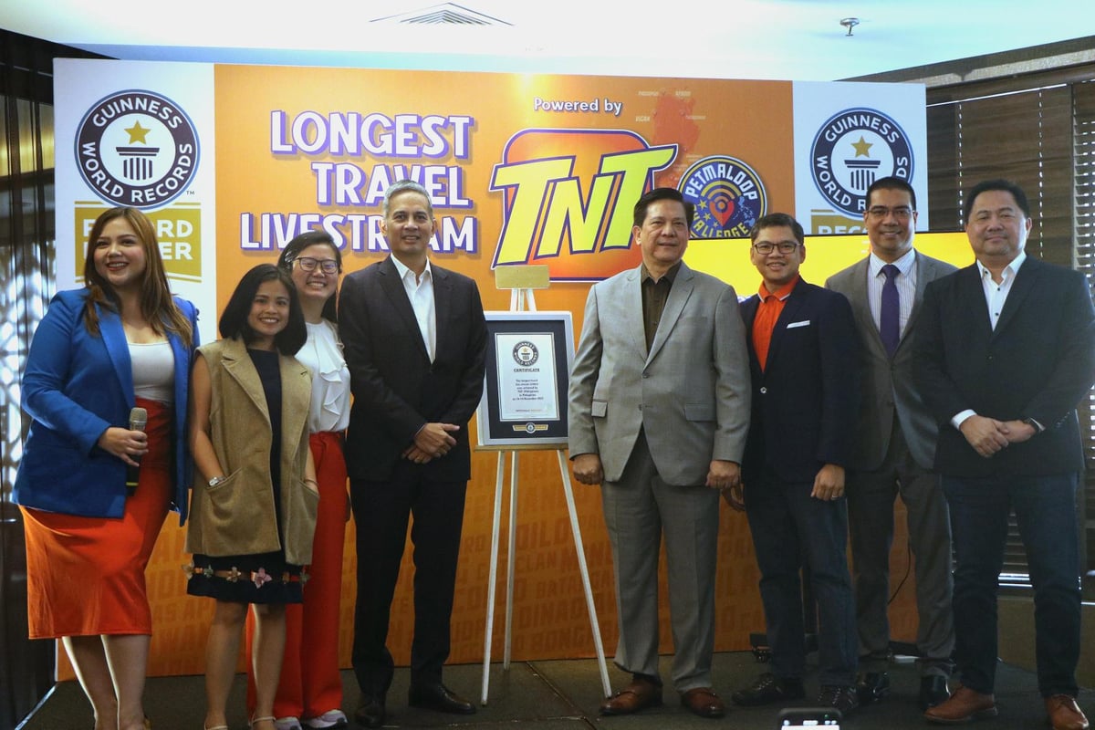 PH sets Guinness World Record for Longest Travel Livestream powered by TNT