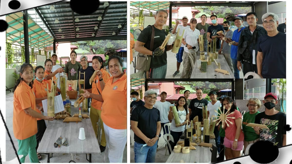 Tarlaqueños undergo bamboo skills training