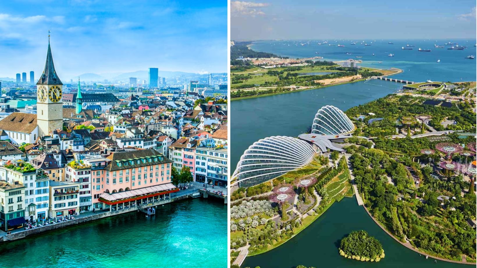 Zurich, Singapore world’s most expensive cities