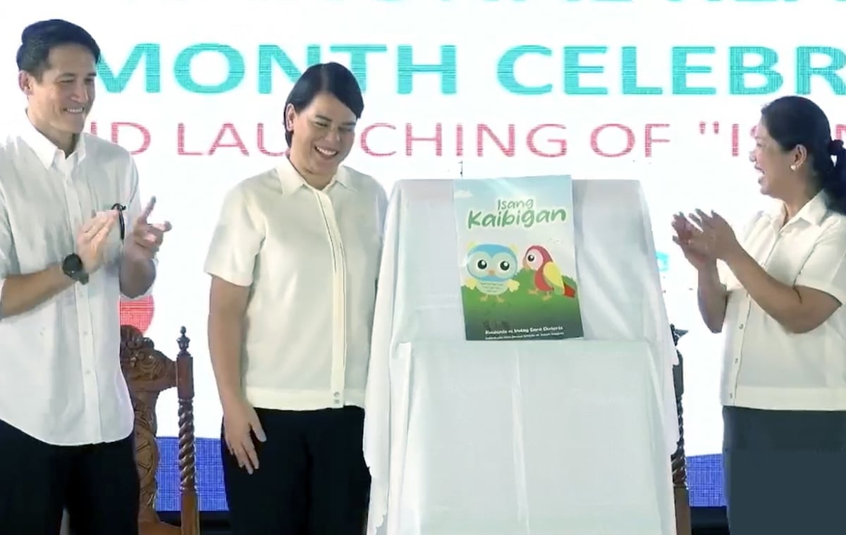 VP Sara leads Nat’l Reading Month celebration, launches children’s book ‘Isang Kaibigan’