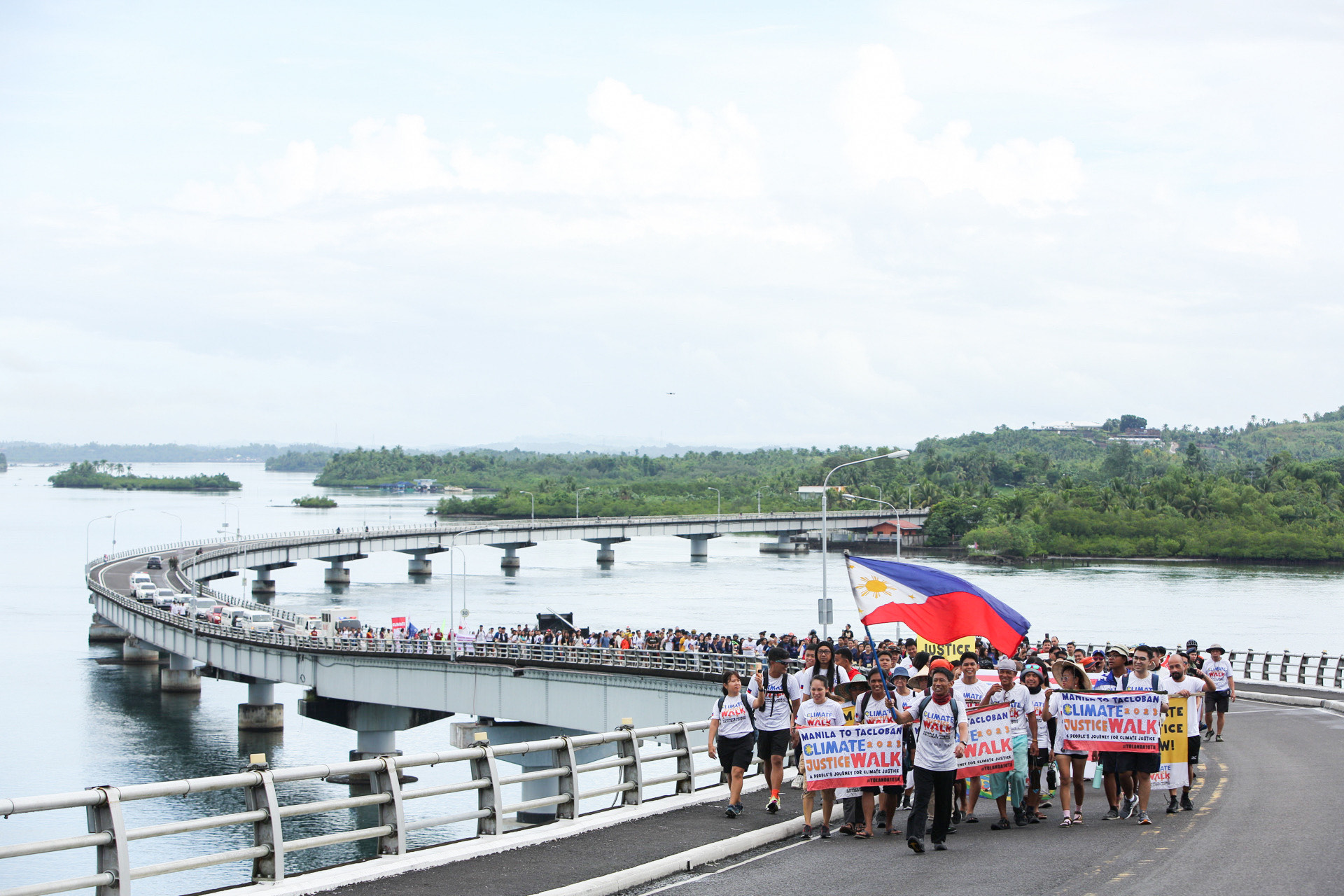 The Climate Walk was a 30-day, 1,000-kilometer walk held by advocates from Kilometer Zero in Manila to Ground Zero in Tacloban.