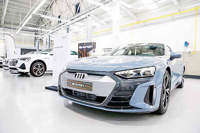 PHOTOGRAPH COURTESY OF AUDI PHL TYPICALLY, EVs require less maintenance than their regular counterparts.