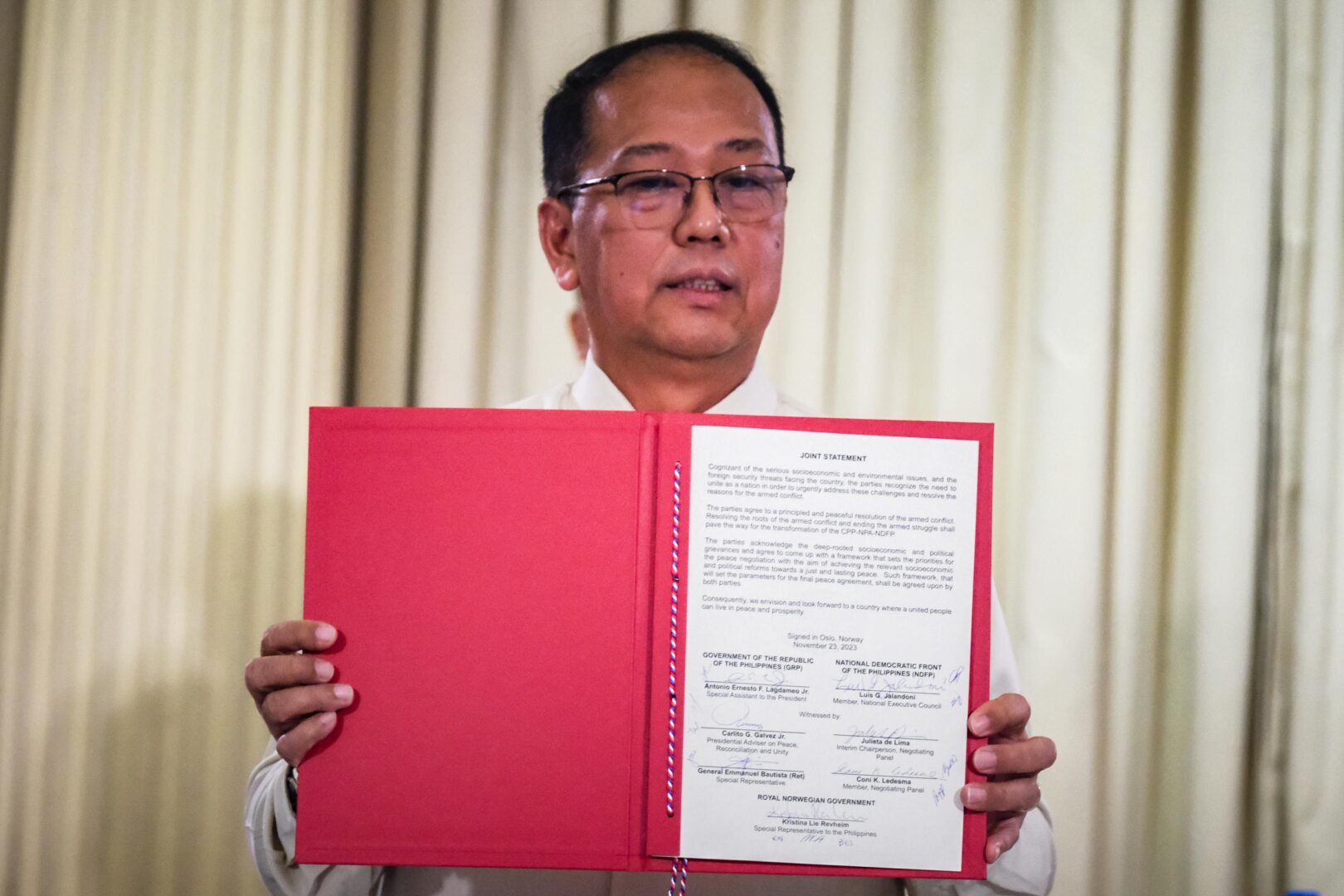 ‘Peace talks not yet on the table’