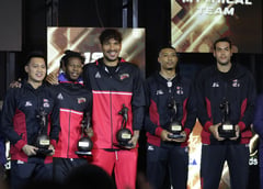 SEVENTH HEAVEN — PBA hands Fajardo MVP trophy