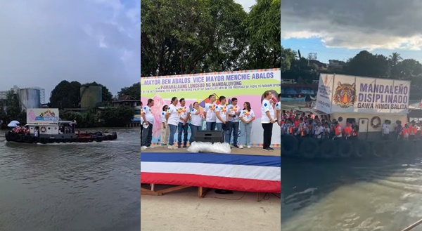 Mandaluyong holds fluvial parade