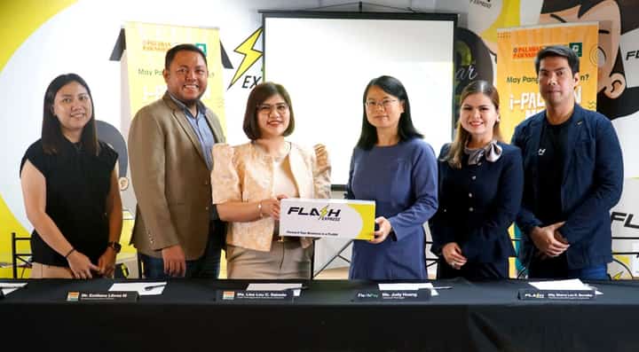 Ensuring Filipinos receive their money on time are (from left) Missy Baldemor, head of B2B department, Palawan Group of Companies; PalawanPay’s Business executive officer Emiliano Librea III; cash management solutions director, Lisa Lou Castro-Sabado; Flash Pay general manager, Judy Huang; Flash Express head of legal and compliance, Atty. Sherry Lou Bernabe, and accounts receivables manager, Ceferino Iglesias. | Photograph COURTESY OF Palawan Express