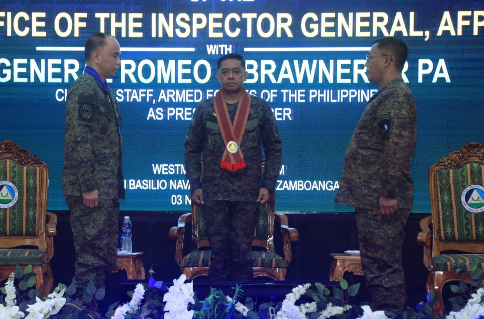 AFP installs new WesMinCom Chief, military Inspector General