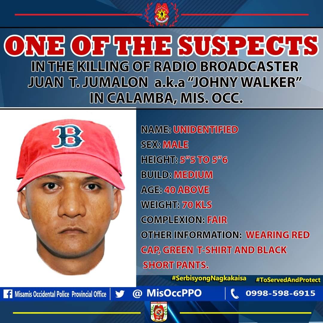 Composite sketch of Misamis Occidental broadcaster killer out