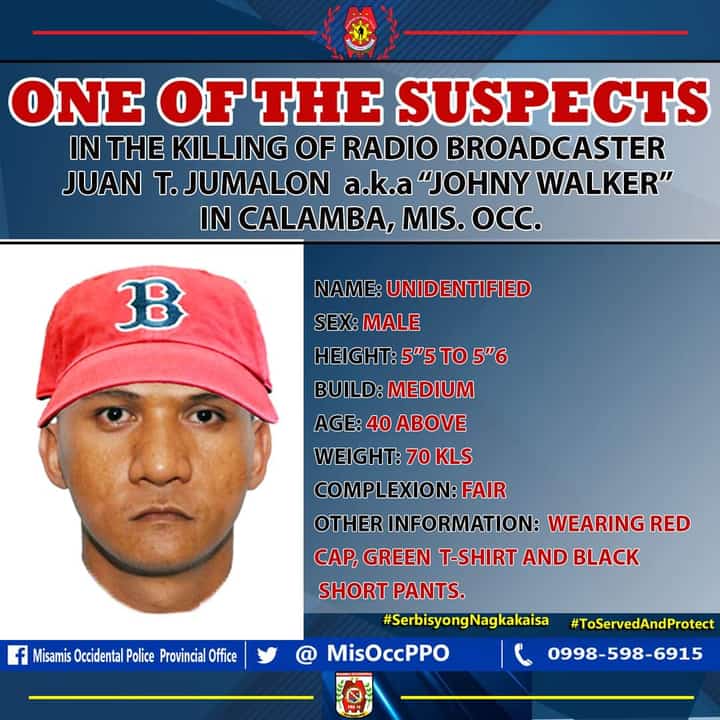 Composite sketch of Misamis Occidental broadcaster killer out