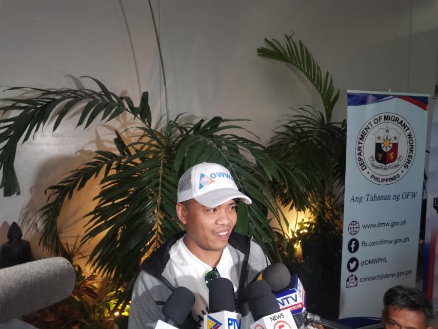 I see rockets all around the skies – Repatriated OFW from Israel