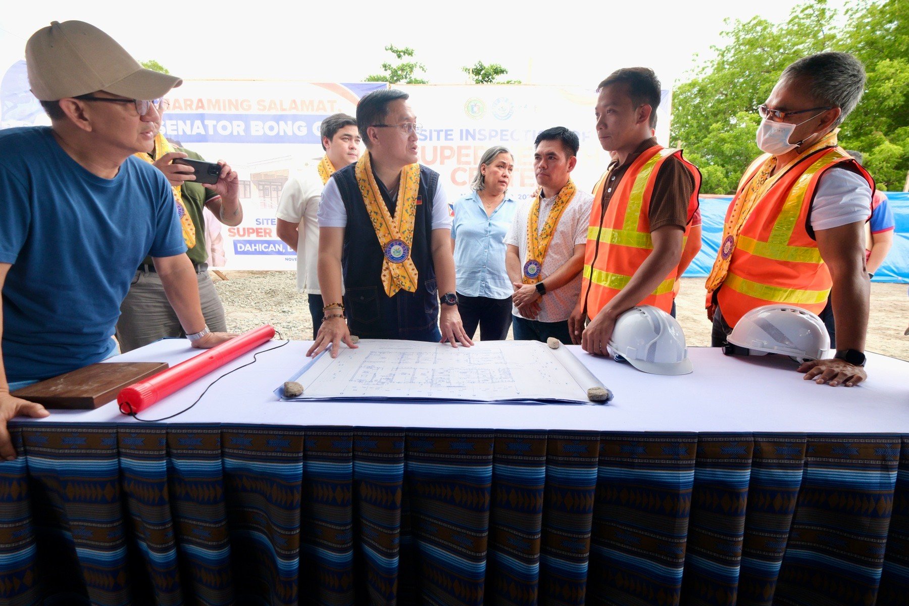 Bong Go conducts site inspection of Super Health Center in Mati City