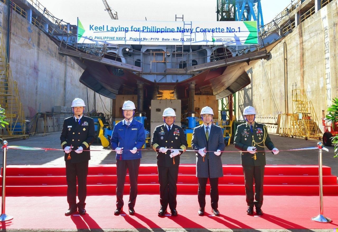 South Korean company begins manufacturing of 2 missile corvettes for Phl Navy