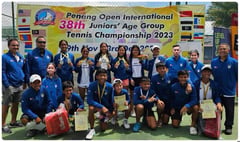 Triumph and Tenacity: Filipinos Dominate the 38th Penang Open International Tennis Competition