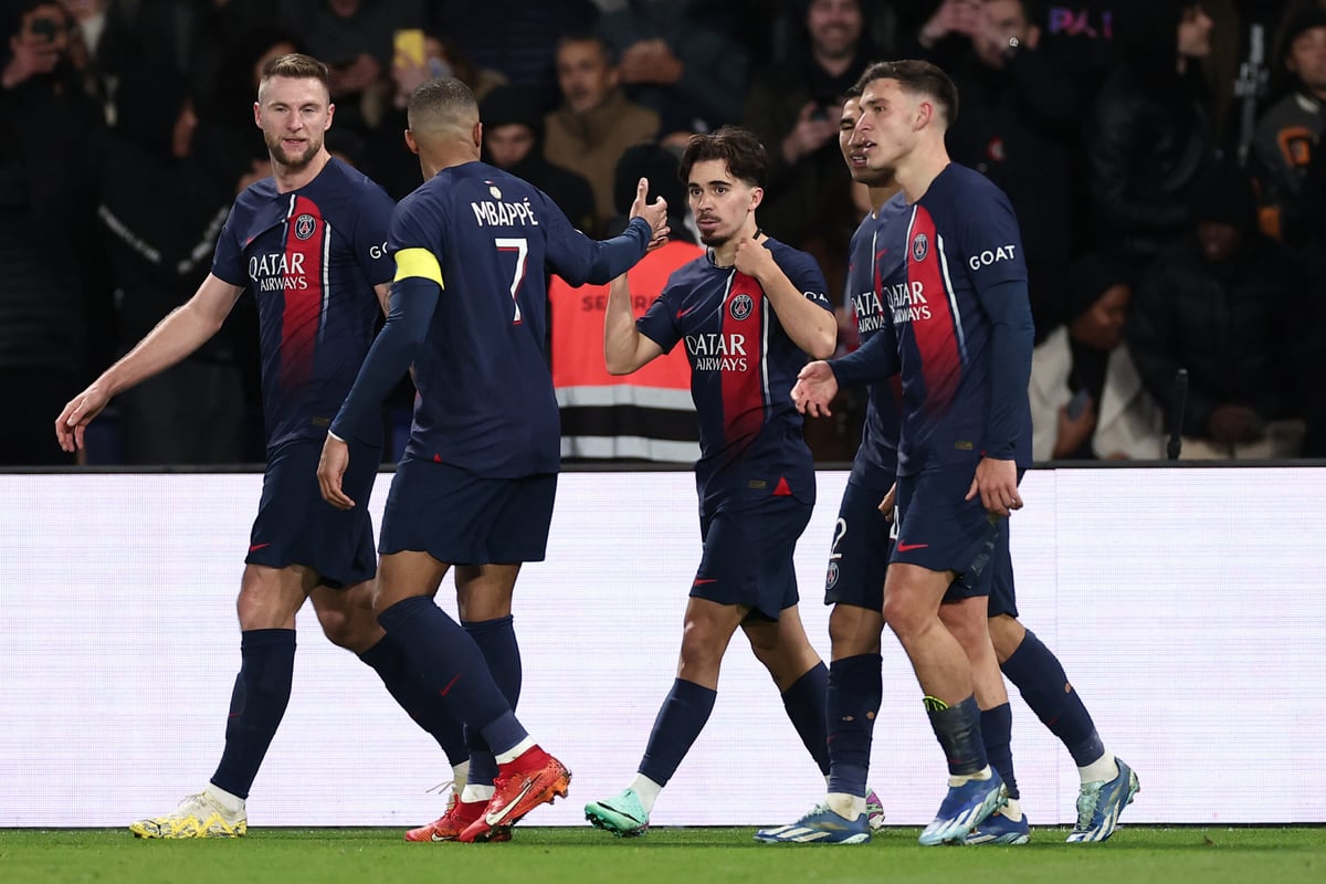 Mbappe, Vitinha give 10-men PSG hard fought win at Le Havre