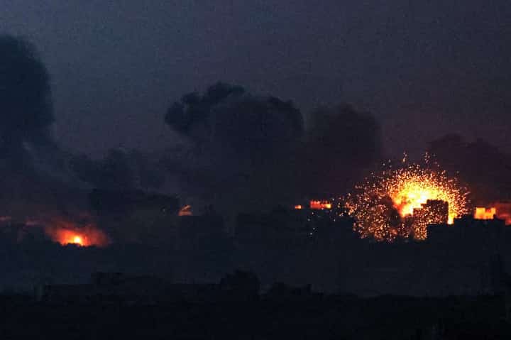 Israel and Hamas trade strikes as Palestinian toll mounts