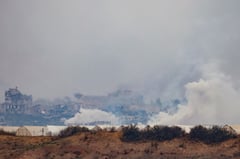 Israeli troops battle Hamas terrorists in southern Gaza