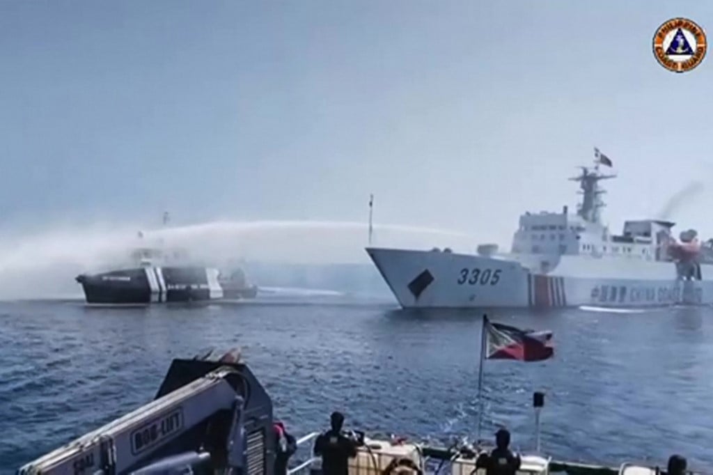 Philippines won't use water cannon on Chinese ships: Marcos