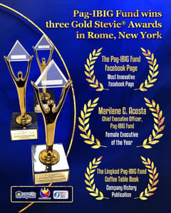 Pag-IBIG gets global Stevie recognitions