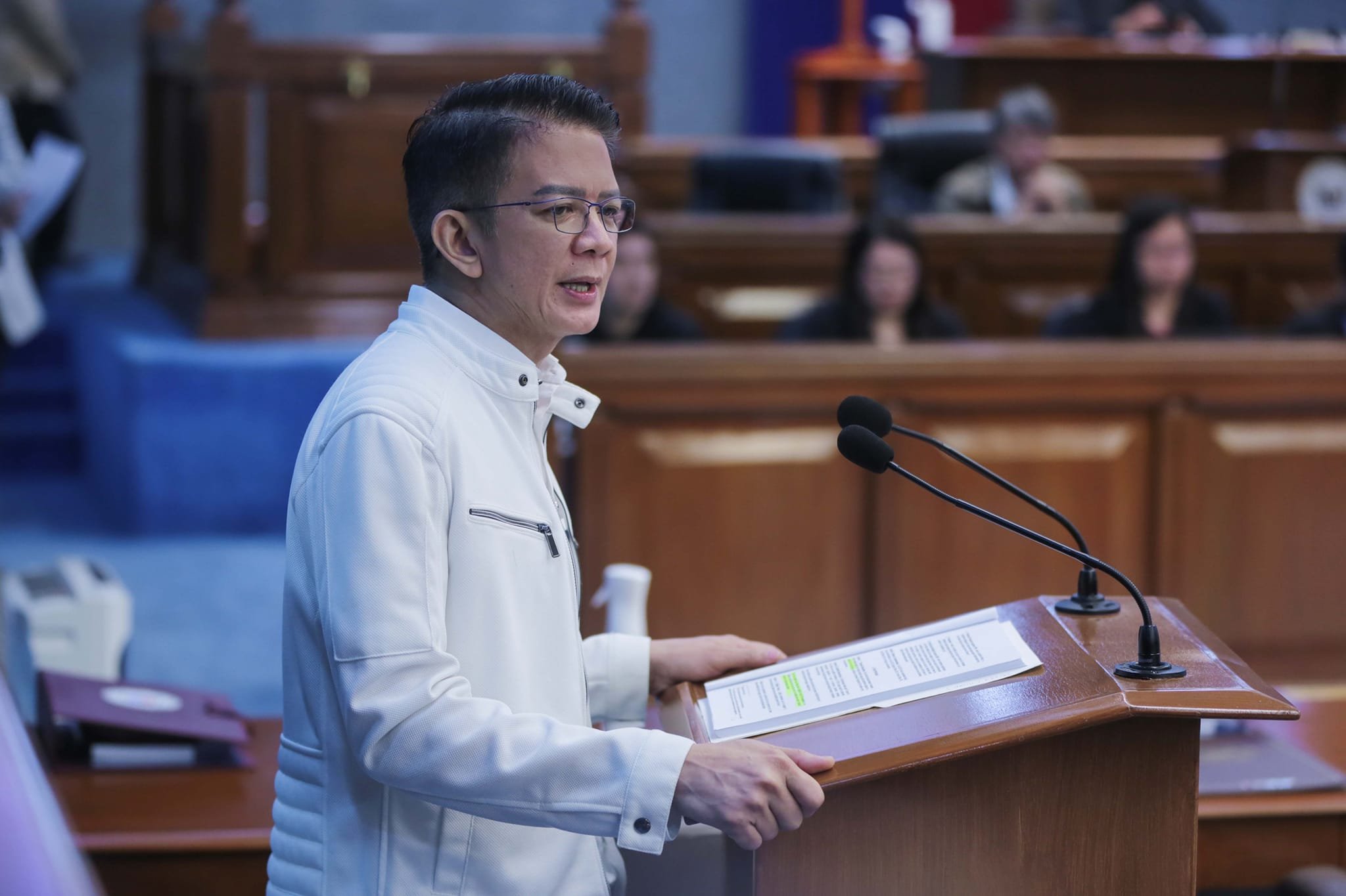 Admit PI authorship, Chiz asks House members