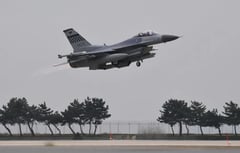 U.S. fighter jet crashes in SoKor