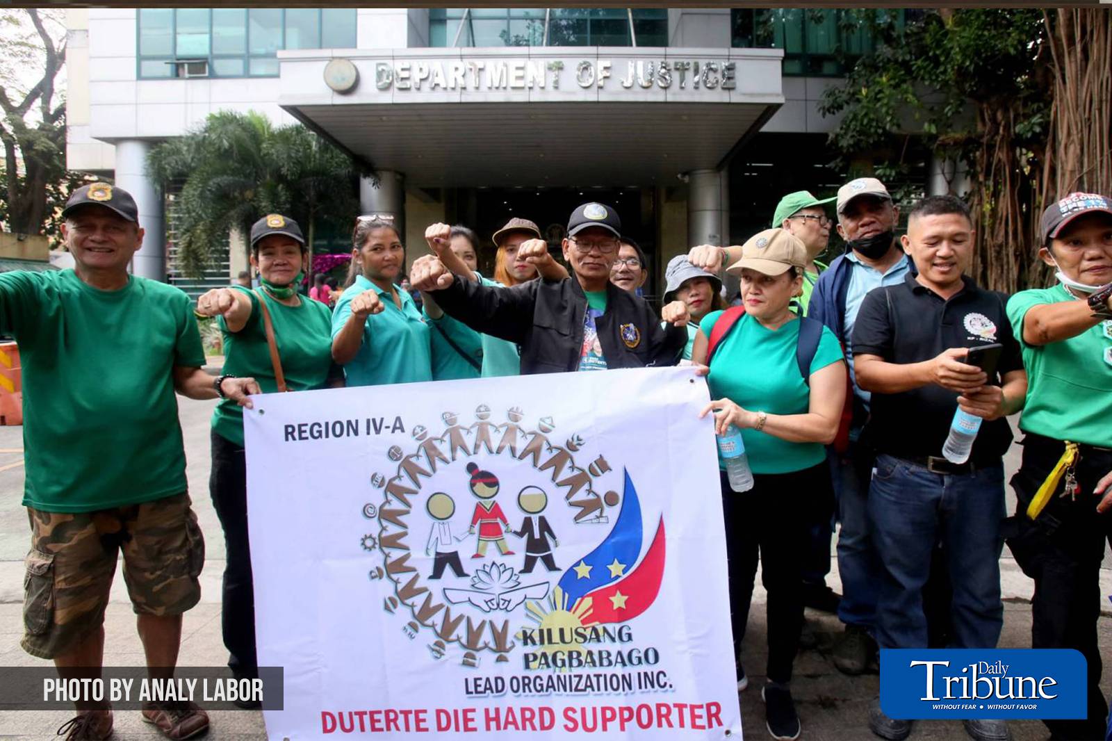 Duterte supporters rally in Manila, ex-president appears in Davao