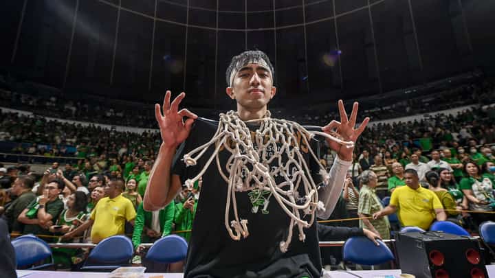 PHOTOGRAPH COURTESY OF UAAP
EVAN Nelle wants his luck to rub off to his former school, San Beda University, in its NCAA Season 99 men’s basketball tournament best-of-three finals series against Mapua University.