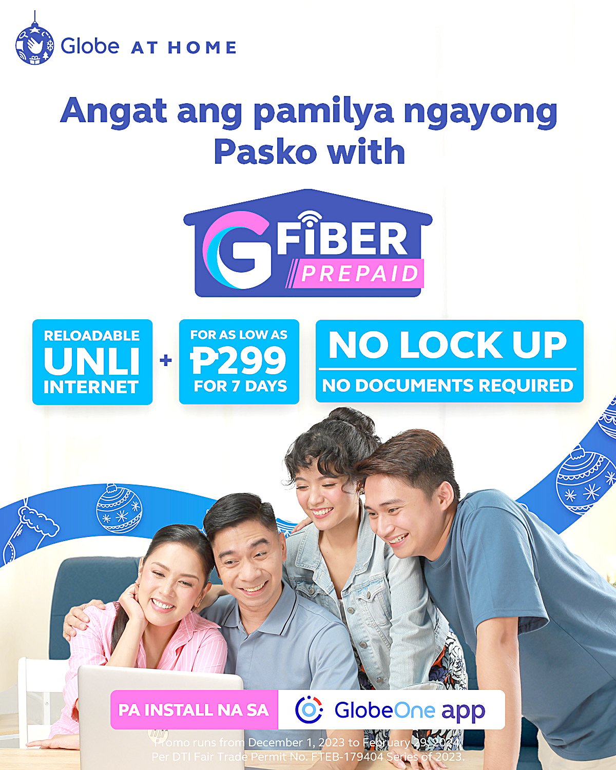 Globe GFiber Prepaid brightens holidays with exciting promos, freebies