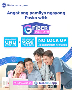 Globe GFiber Prepaid brightens holidays with exciting promos, freebies
