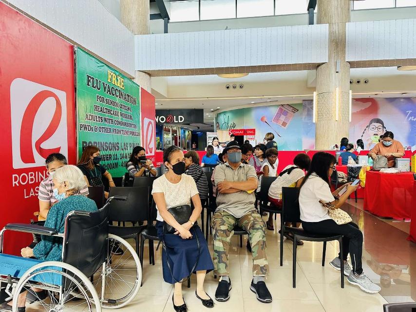 Las Piñas health office holds three-day flu vax drive