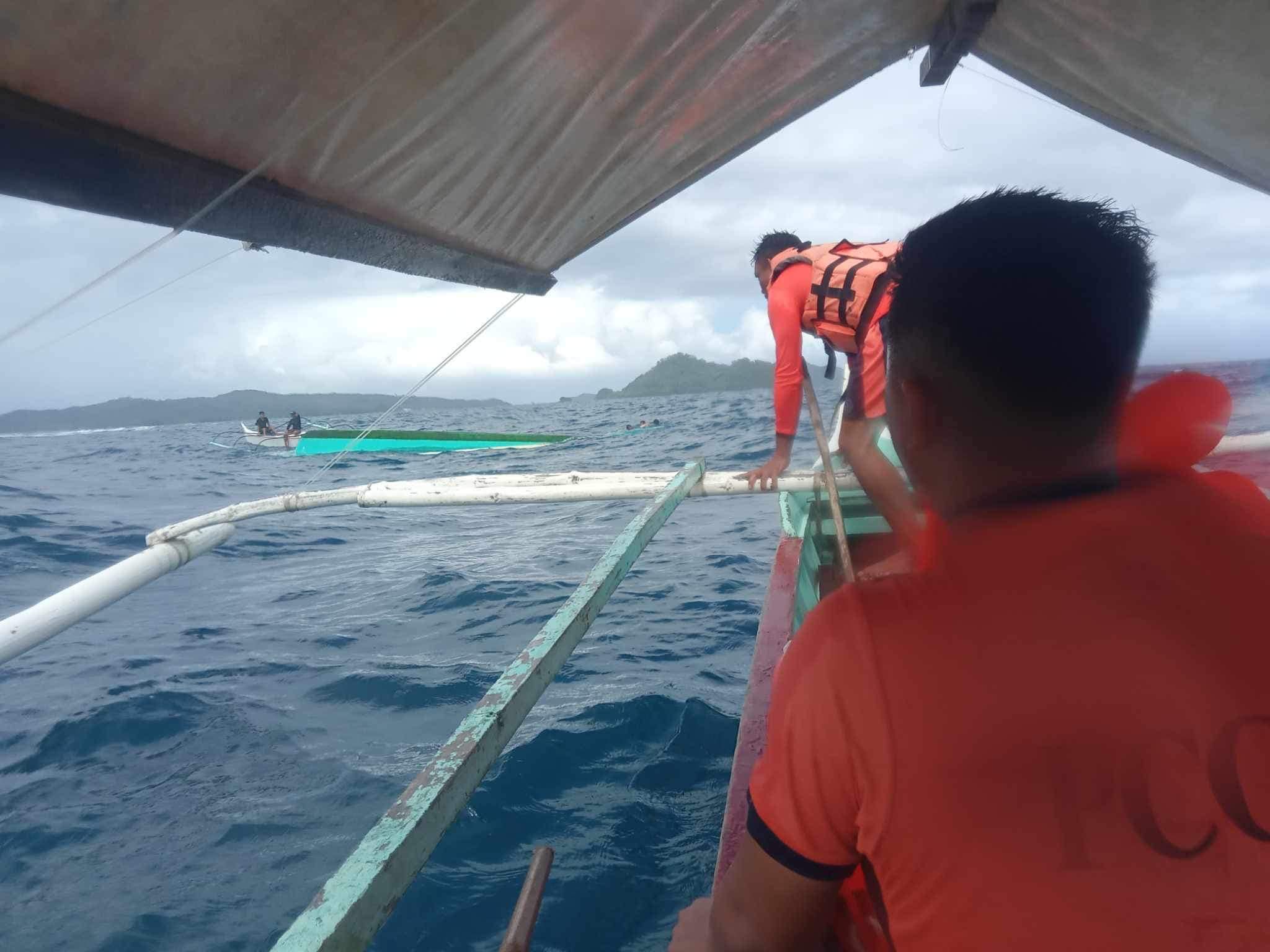 PCG rescues 3 from Surigao sea mishap