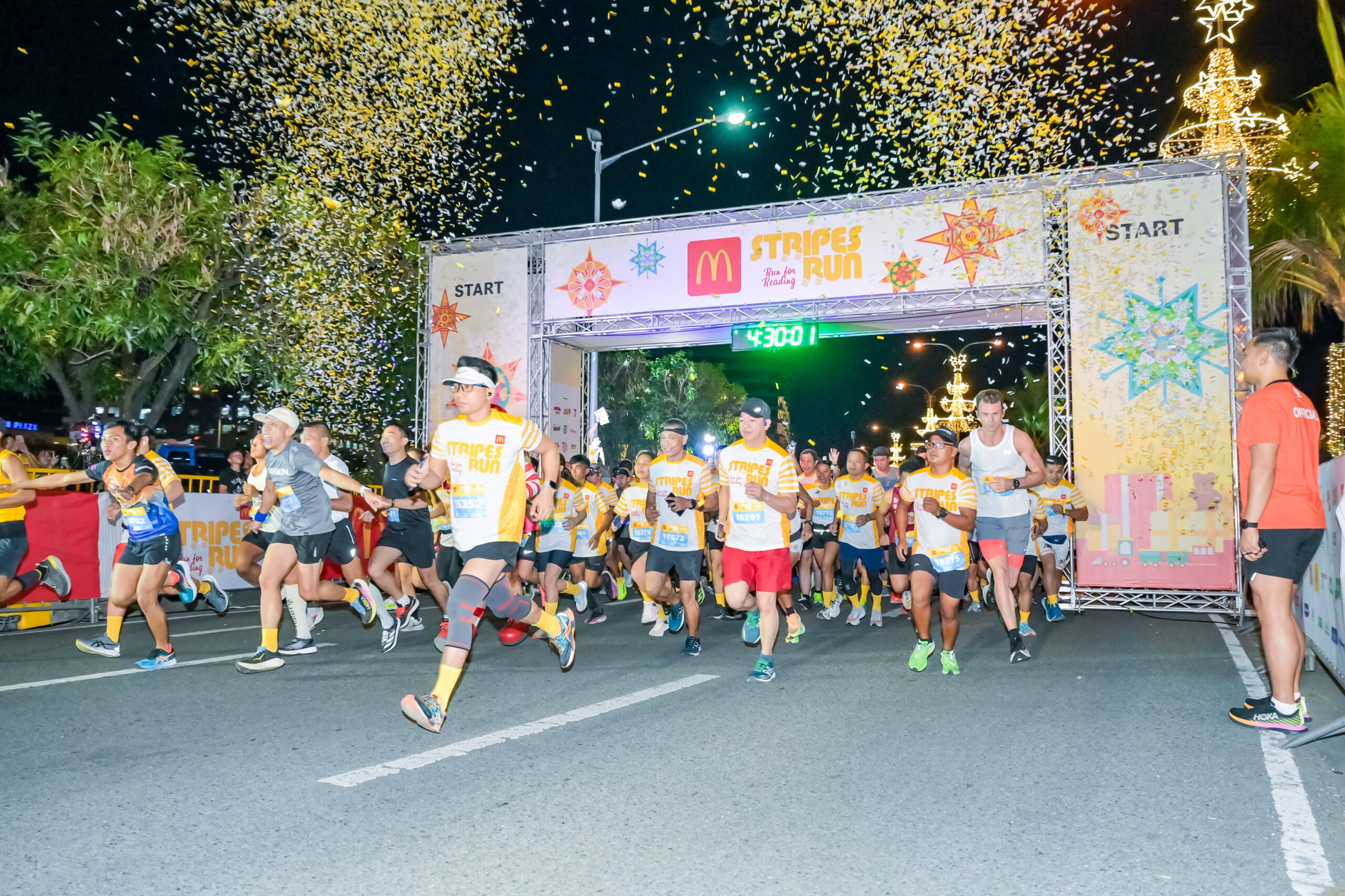 Record-breaking 9,230 McDonald’s Stripes Run participants run for a cause, raise P1-M for children’s literacy