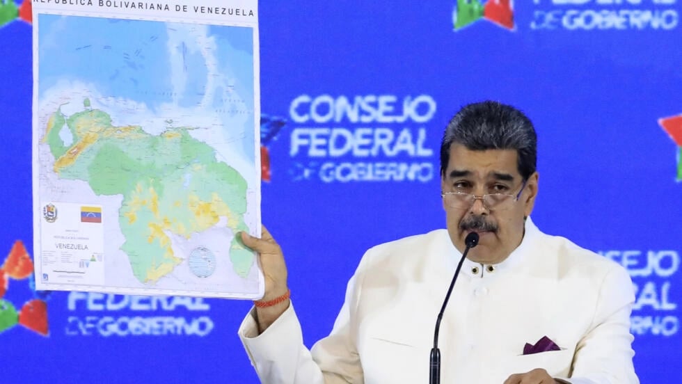 Fears of the conflict blowing up have deepened after Venezuelan President Nicolas Maduro's government held a controversial referendum Sunday on the fate of the Essequibo region. (Photo: ZURIMAR CAMPOS / AFP)