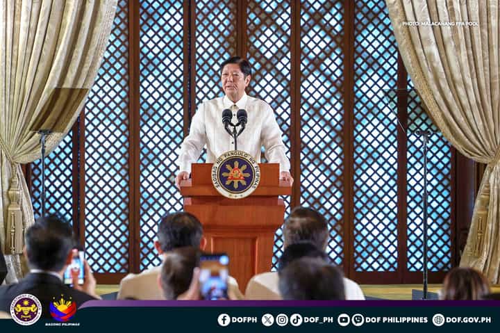 Photograph courtesy of Department of Finance
Renewal of annual social contract with taxpayers promises full rebate of taxes paid, according to the gist of the address of President Ferdinand R. Marcos Jr. during the recent signing of the P5.8-trillion 2024 national budget.