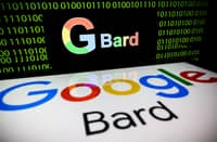 SCREENS in Toulouse, southwestern France, show the logos of Bard AI, a conversational artificial intelligence software application developed by Google. Google this week infused its Bard chatbot with a new-generation artificial intelligence model called Gemini, which it touts as being able to reason better than ChatGPT and other rivals. | Lionel BONAVENTURE/Agence france-presse