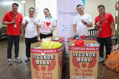 Converge, Caritas Manila partners in Segunda Mano donations