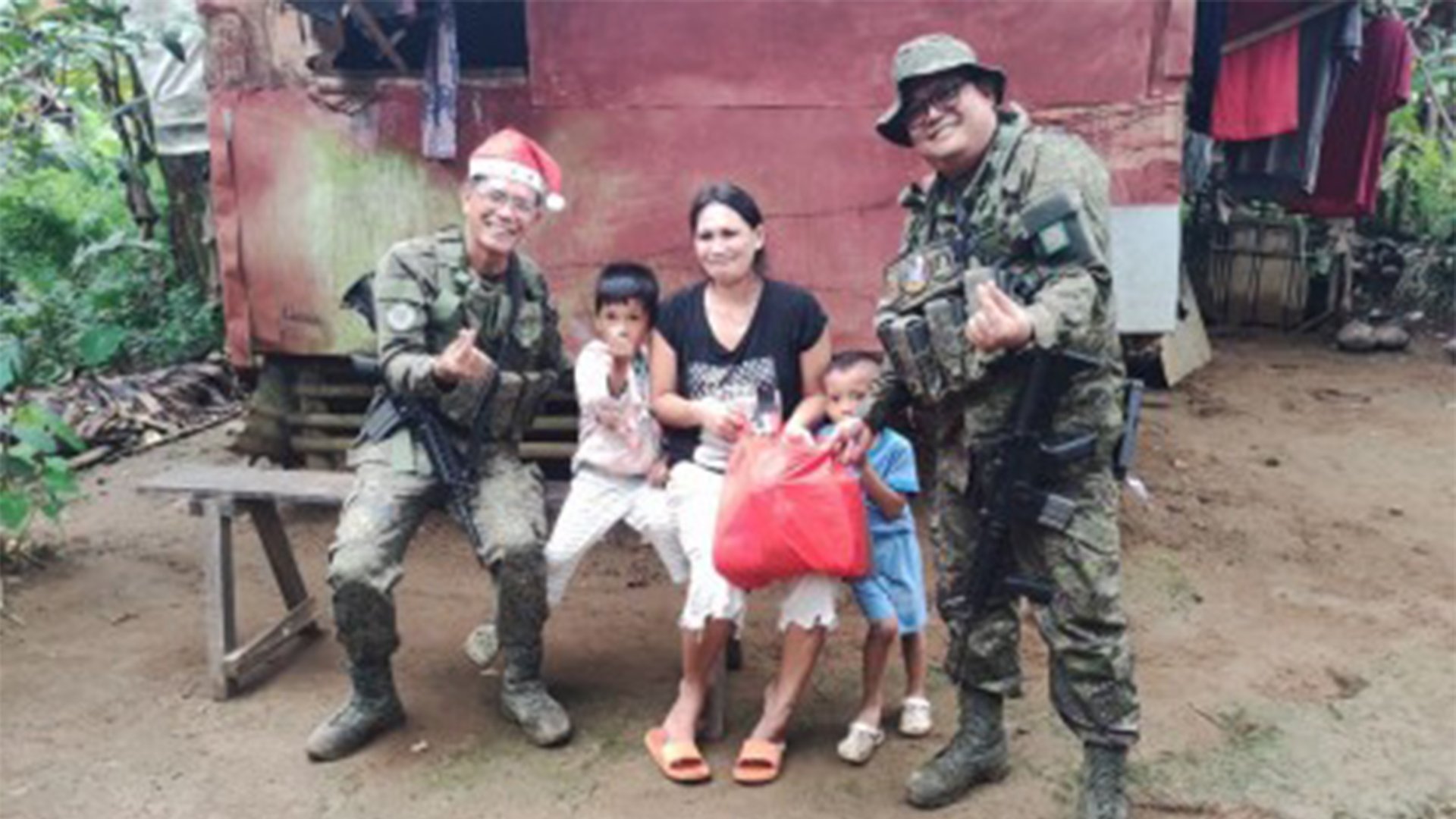 Army brings Christmas joy to former communist base