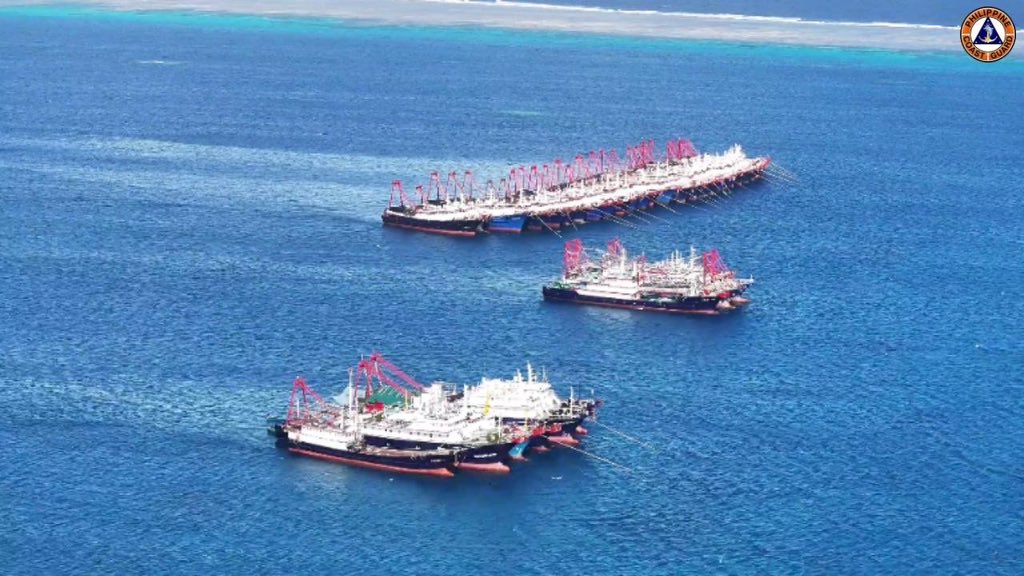 PCG monitors illegal presence of more than 135 CMM vessels in Julian Felipe Reef