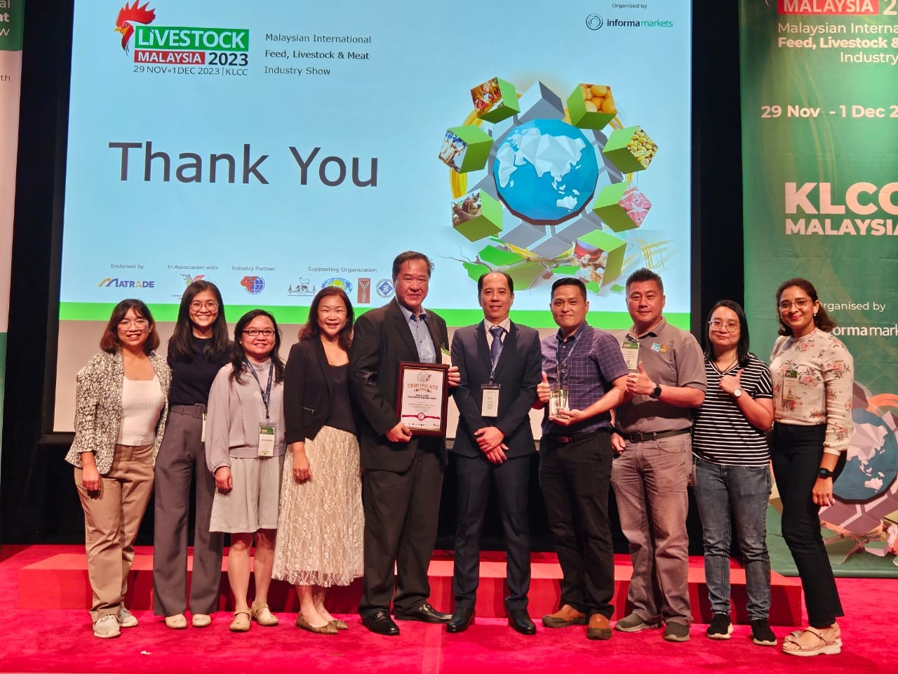 Gold Coin Malaysia takes home ‘Outstanding Feed Mill’ award