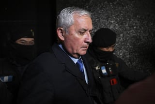 Guatemala ex-president Perez released from prison on parole