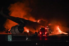 Five dead in Japan plane collision at Tokyo airport