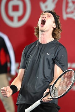 Rublev captures Hong Kong crown