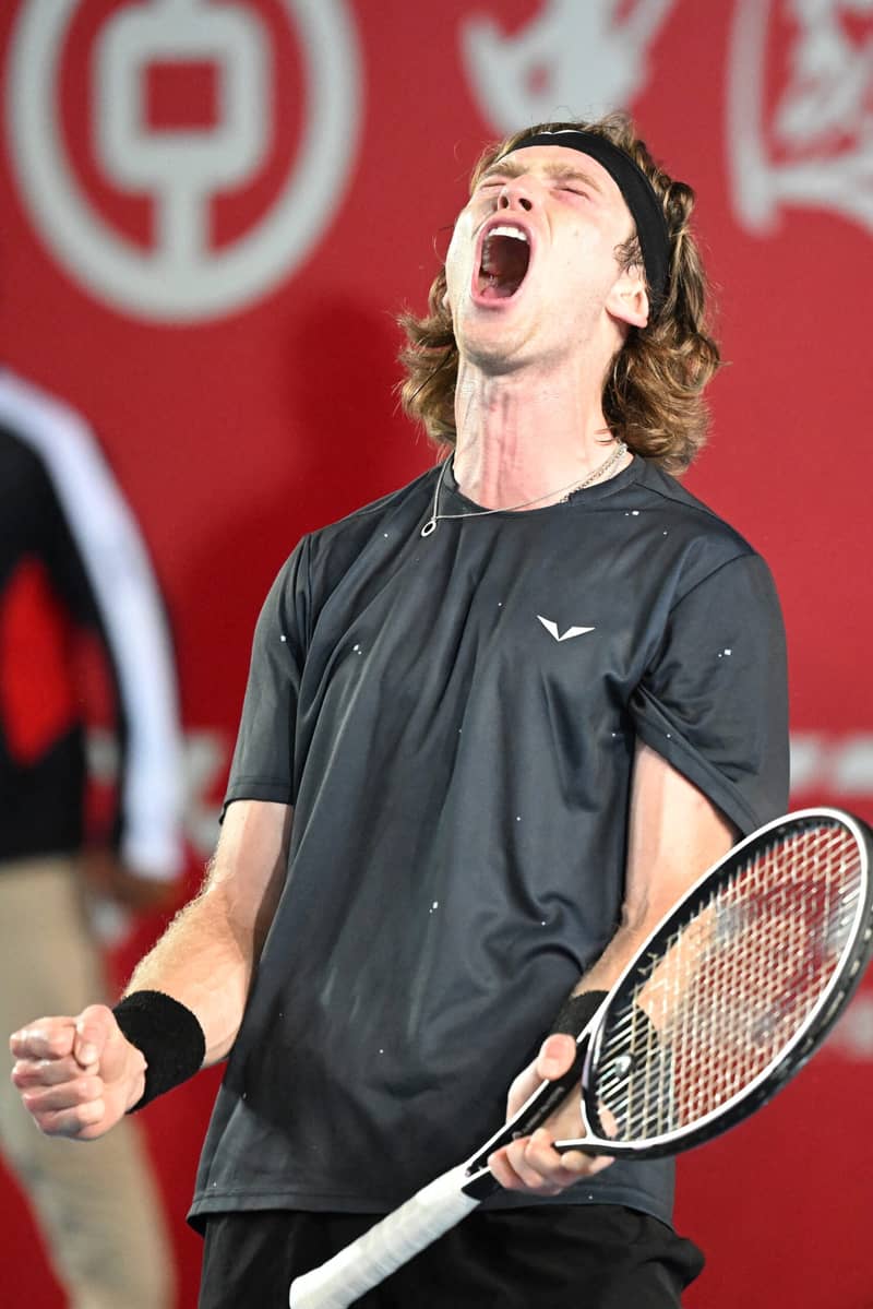 Rublev captures Hong Kong crown