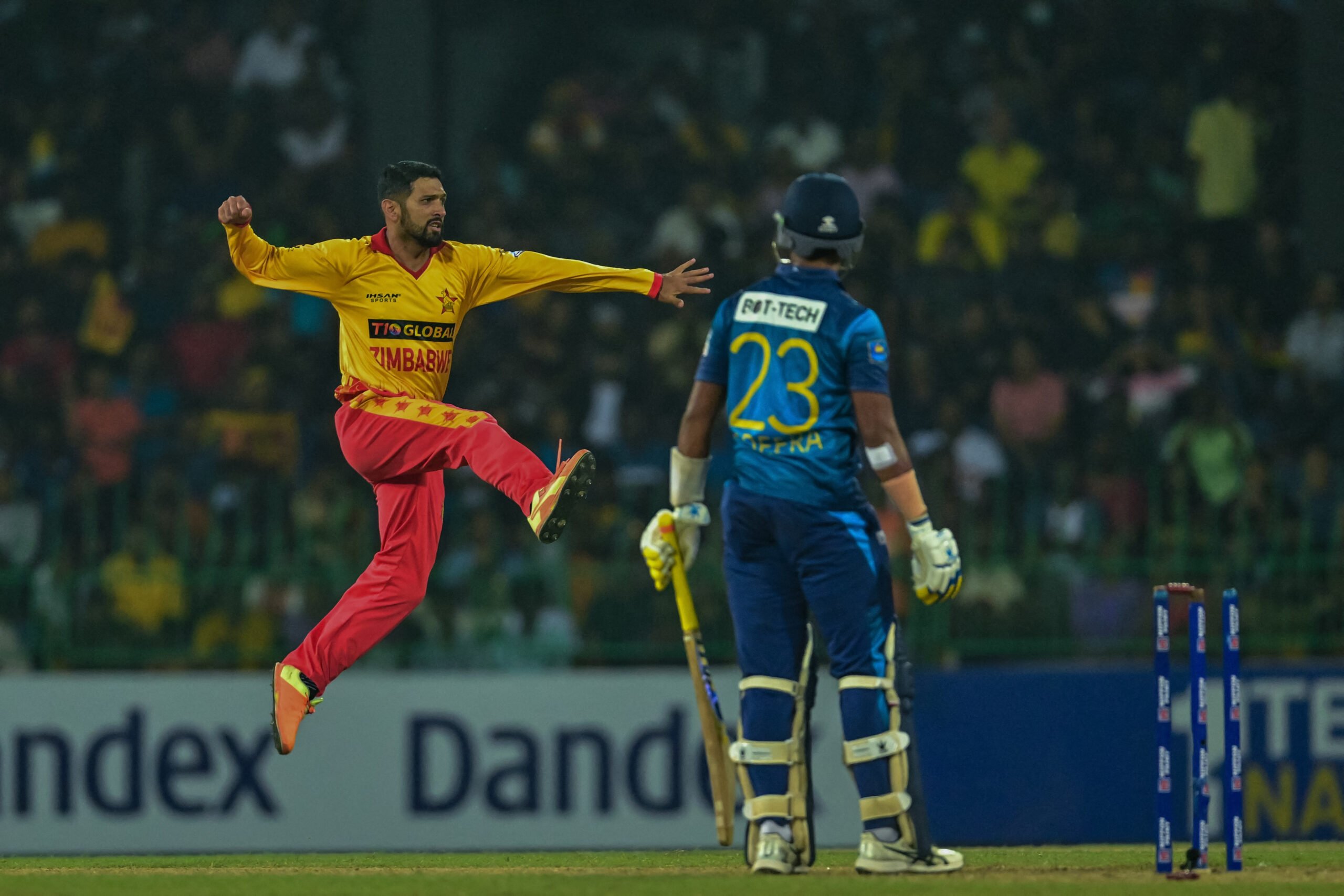 Raza helps Zimbabwe knock 143 in Sri Lanka T20