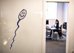 US students 'race' sperm in reproductive health stunt