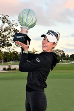JULIO AGUILAR/AGENCE FRANCE-PRESSE
NELLY Korda collects her ninth LPGA title following a masterful win in the Drive On Championship.