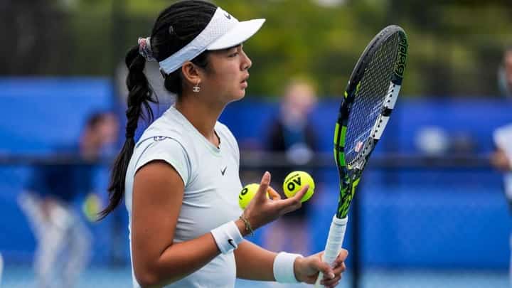 ALEX Eala suffers another early exit in the Australian Open after a 2-6, 5-7 loss to Rebecca Peterson of Sweden in the first qualifying match. 📷 Alex Eala/FB