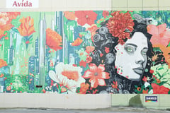 ‘In Her Future Memories’: The largest cyborg-inspired outdoor mural in the south