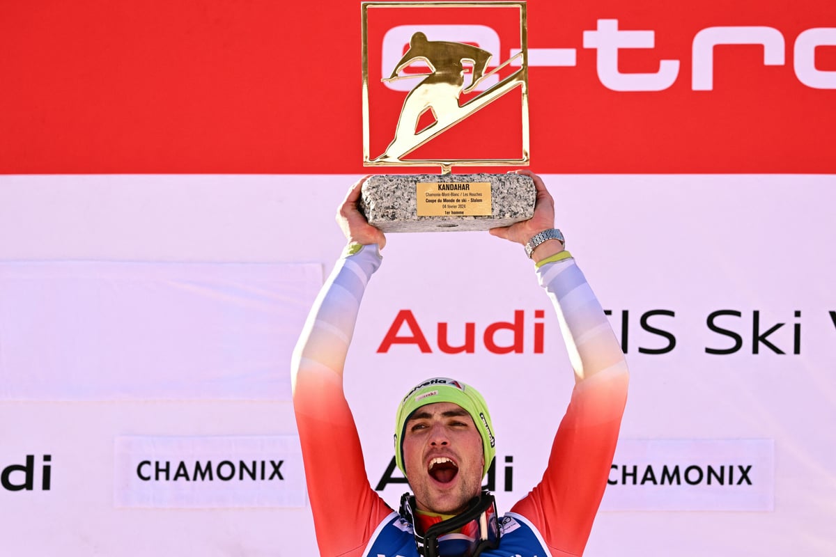 Historic comeback in Chamonix as ‘lucky’ Yule turns tide to win slalom